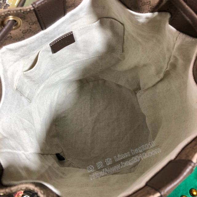 Gucci包 古馳雙肩包 574775啡膠小G Gucci新款後背包  gudj1268